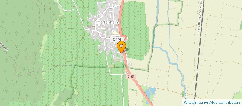 localisation de l'entreprise GFA FRANCOIS FLESCH ET SUCCESSEURS  PFAFFENHEIM