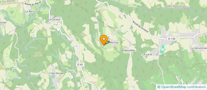 localisation de l'entreprise GFA FRANCOIS FRERES  AMPUIS