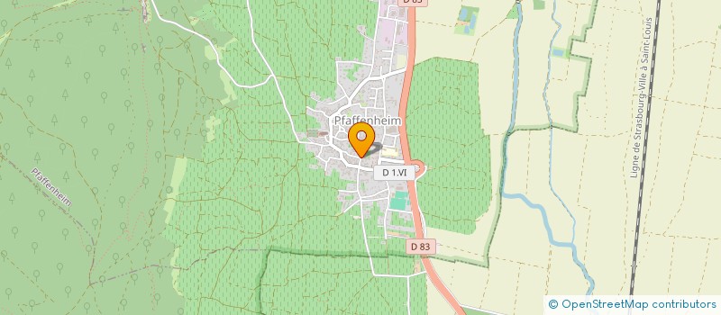 localisation de l'entreprise GFA FRICK PIERRE ET FILS  PFAFFENHEIM