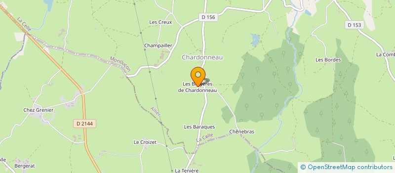 localisation de l'entreprise GFA FRYSK  LOUROUX-DE-BEAUNE