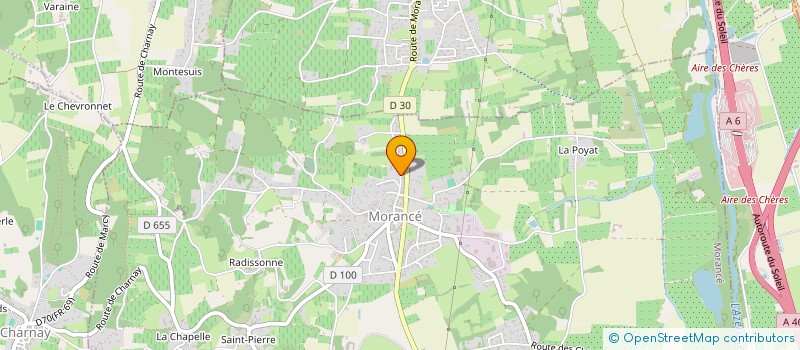 localisation de l'entreprise GFA G.M.C.S.  MORANCE