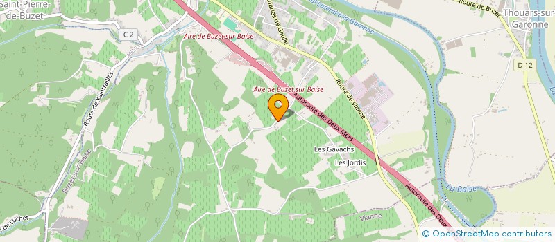 localisation de l'entreprise GFA GAIA  BUZET-SUR-BAISE