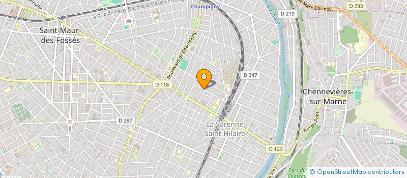 localisation de l'entreprise GFA GAIME à SAINT-MAUR-DES-FOSSES