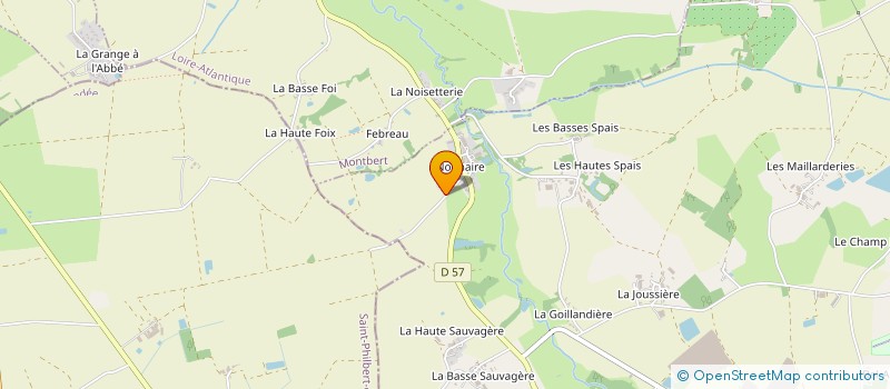 localisation de l'entreprise GFA GANUCHAUD  LA PLANCHE