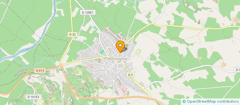 localisation de l'entreprise GFA GARCIA BUBLIC  MONTAGNAC