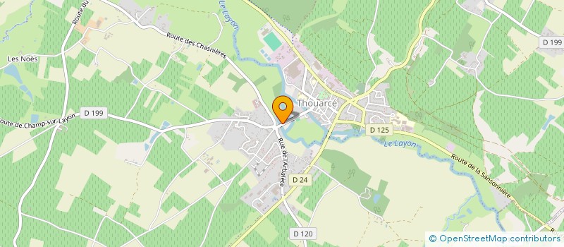 localisation de l'entreprise GFA GATE BOURSE  BELLEVIGNE-EN-LAYON