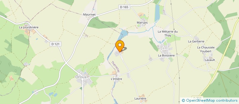 localisation de l'entreprise GFA GAULT  THENEZAY