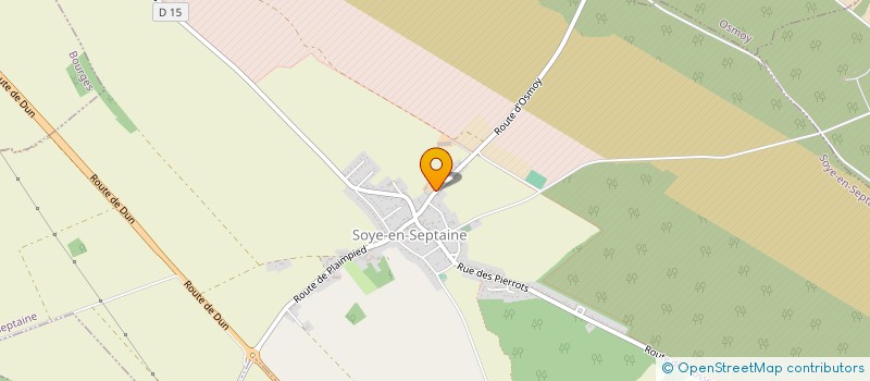 localisation de l'entreprise GFA GAUTHIER LECOMTE  SOYE-EN-SEPTAINE