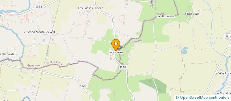 localisation de l'entreprise GFA GAUTIER LA RIVERAIS  GRAND-FOUGERAY