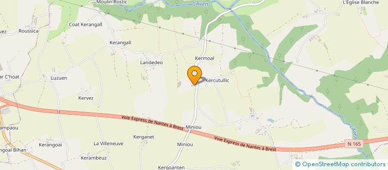 localisation de l'entreprise GFA GDK  PONT-AVEN