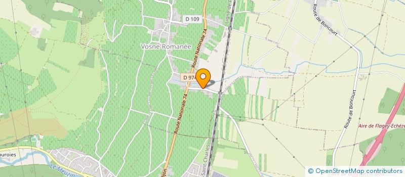 localisation de l'entreprise GFA GELISA  VOSNE-ROMANEE