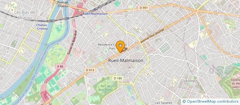 localisation de l'entreprise GFA GEME à RUEIL-MALMAISON