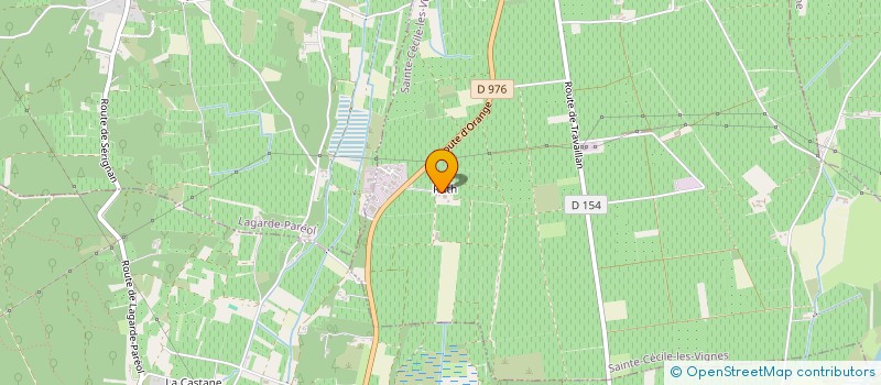 localisation de l'entreprise GFA GIBAL  SAINTE-CECILE-LES-VIGNES