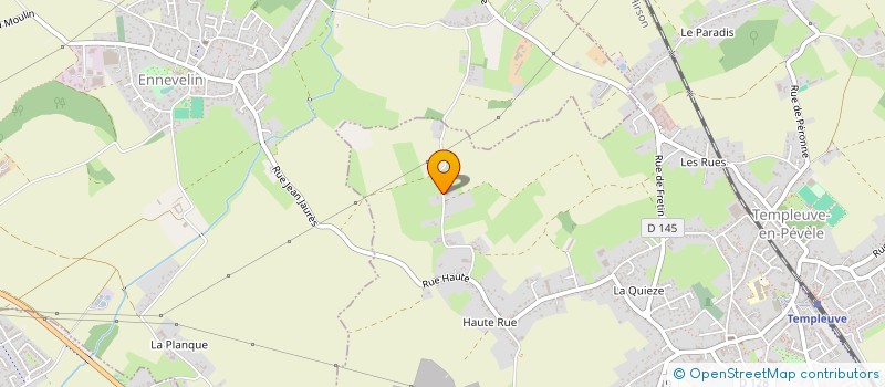 localisation de l'entreprise GFA GILLES FRANCIS ANDRE  TEMPLEUVE-EN-PEVELE