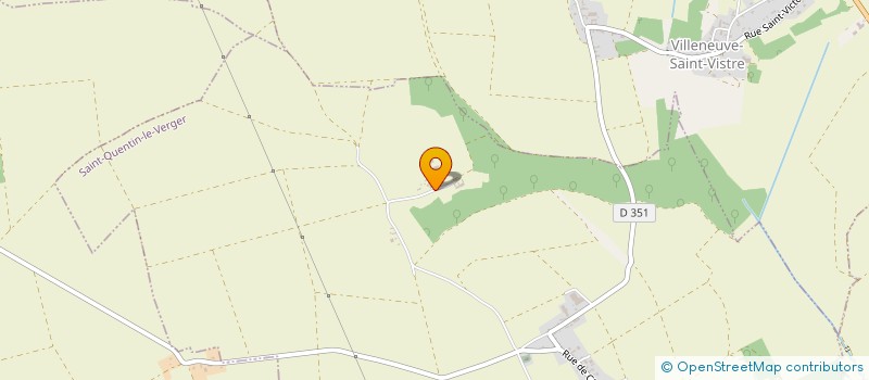 localisation de l'entreprise GFA GILSON - JAMART  SAINT-QUENTIN-LE-VERGER