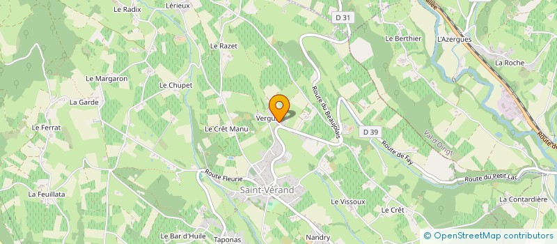 localisation de l'entreprise GFA GIRIN ET ASSOCIES  SAINT-VERAND