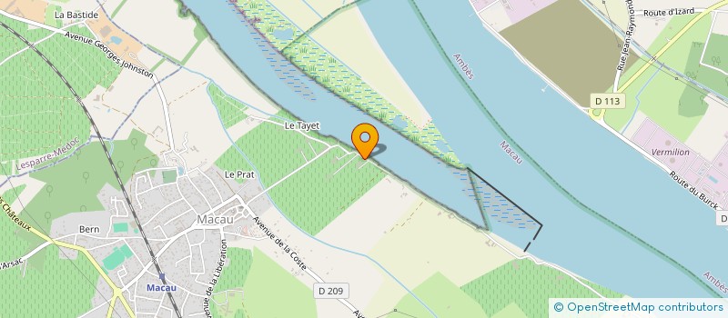 localisation de l'entreprise GFA GIRON DERIVAZ  MACAU