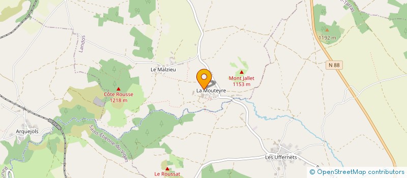 localisation de l'entreprise GFA GLM  LANDOS