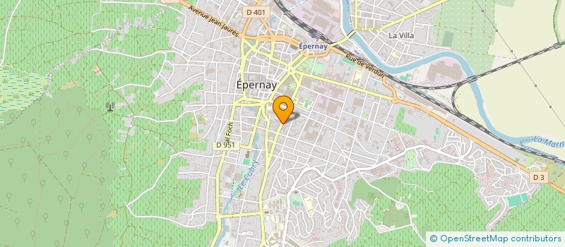 localisation de l'entreprise GFA GONET PERE ET FILLE à EPERNAY