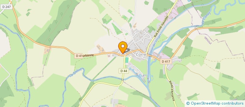 localisation de l'entreprise GFA GOUHENANT  CORRE