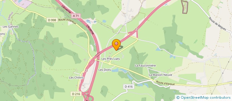 localisation de l'entreprise GFA GOULEFERT  CHARMES