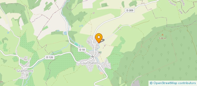 localisation de l'entreprise GFA GRAINES EN TERRE  COURCHATON