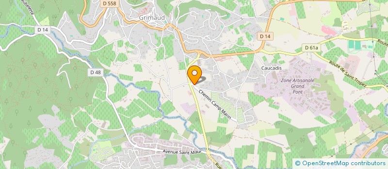 localisation de l'entreprise GFA GRAND GRYG à GRIMAUD