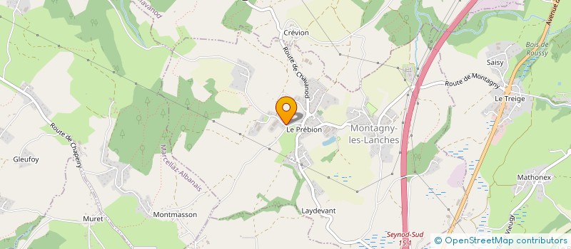 localisation de l'entreprise GFA GRANDS CHAMPS  MONTAGNY-LES-LANCHES