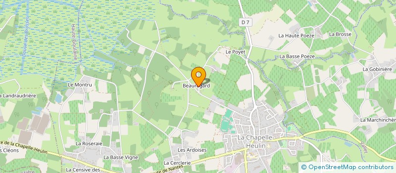 localisation de l'entreprise GFA GREGOIRE DOMAINE DE BEAUREGARD  MOUZILLON