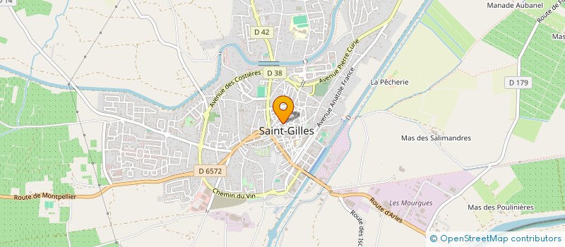 localisation de l'entreprise GFA GRES LONG TERME à ST GILLES