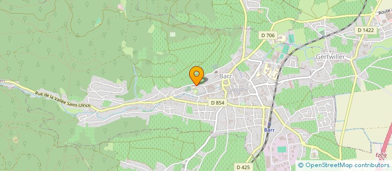 localisation de l'entreprise GFA GRESSER  ANDLAU