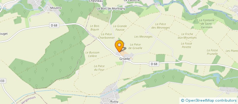 localisation de l'entreprise GFA GRIVES  SAINT-BOHAIRE