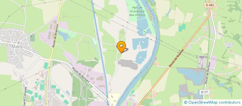 localisation de l'entreprise GFA GROUPEM FONCIER AGRICOLE BONVERS  MABLY