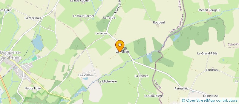 localisation de l'entreprise GFA GROUSSARD  LUITRE-DOMPIERRE