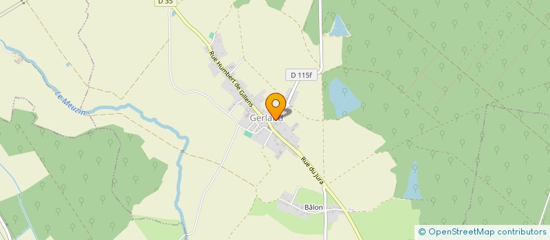 localisation de l'entreprise GFA GUILLEMARD  GERLAND