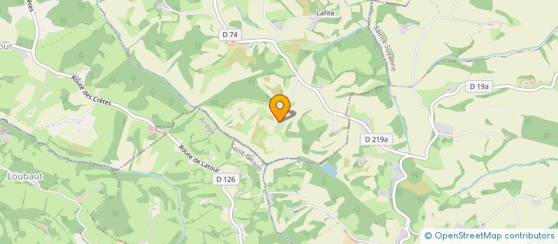 localisation de l'entreprise GFA-GUINOLAS-DCSMP  LAPEYRERE