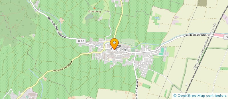 localisation de l'entreprise GFA HALBEISEN JEAN ET FILS  BERGHEIM