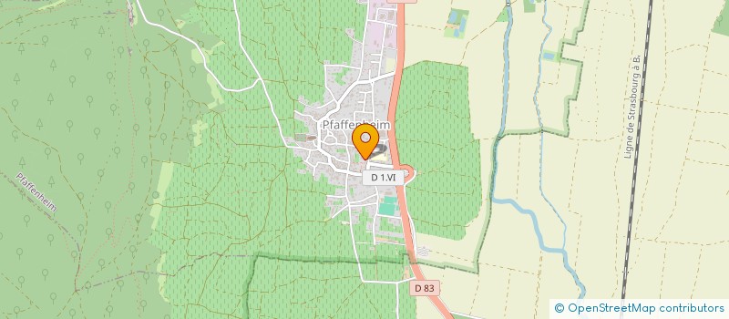 localisation de l'entreprise GFA HANNAUER ELOI  PFAFFENHEIM