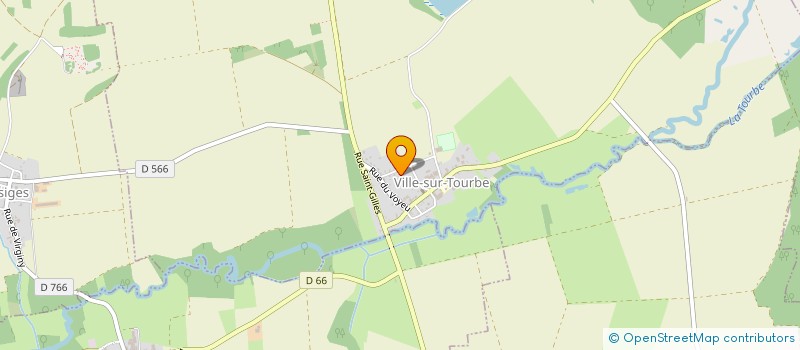 localisation de l'entreprise GFA HANNETEL ARNOULD ET CONSORTS  VILLE-SUR-TOURBE