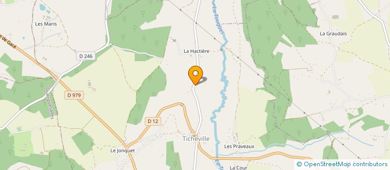 localisation de l'entreprise GFA HARAS DE BELZO à TICHEVILLE