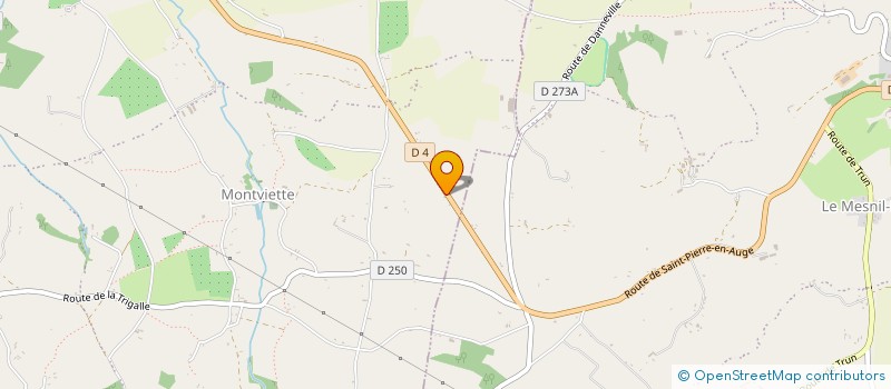 localisation de l'entreprise GFA HARAS DE LA BRUYERE  LESSARD-ET-LE-CHENE