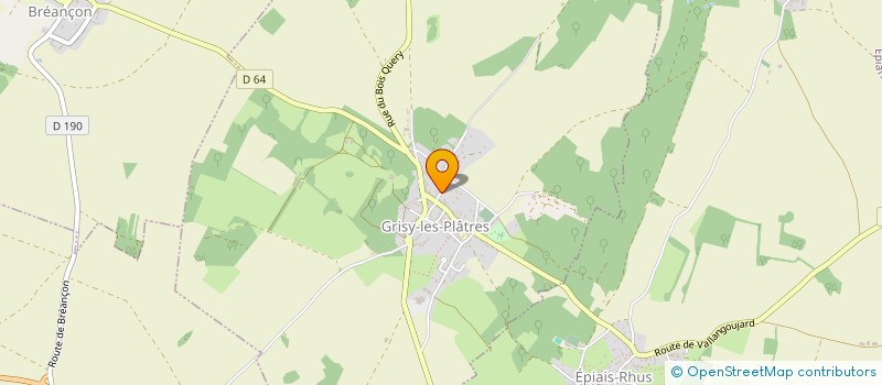 localisation de l'entreprise GFA HARAS DE LA CHAPELLE  VALLANGOUJARD