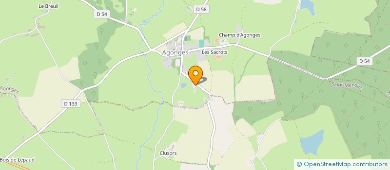 localisation de l'entreprise GFA HARAS DE LA FONT  GIPCY