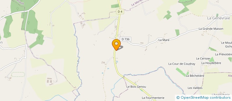 localisation de l'entreprise GFA HARAS DES CRUCHETTES à LA GENEVRAIE