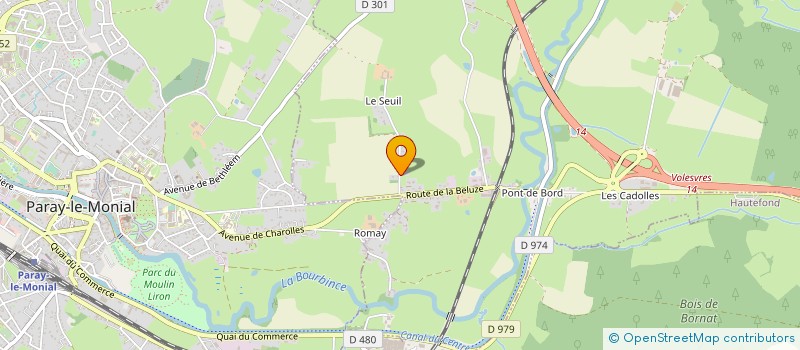 localisation de l'entreprise GFA HARAS DU SEUIL  VOLESVRES