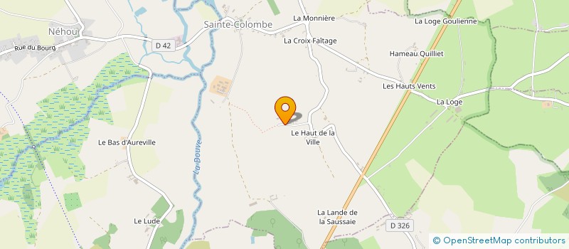 localisation de l'entreprise GFA HARAS SAINTE COLOMBE à SAINTE-COLOMBE