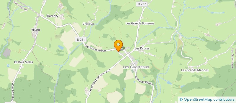 localisation de l'entreprise GFA HAROLD & CIE  SAINT-AGNAN