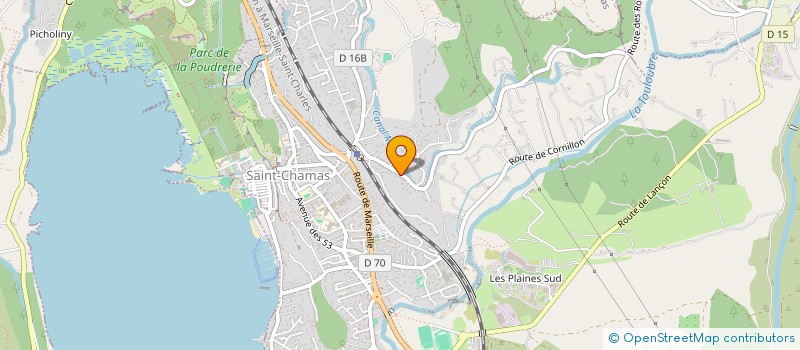 localisation de l'entreprise GFA HAUTE VISEE  SAINT-CHAMAS