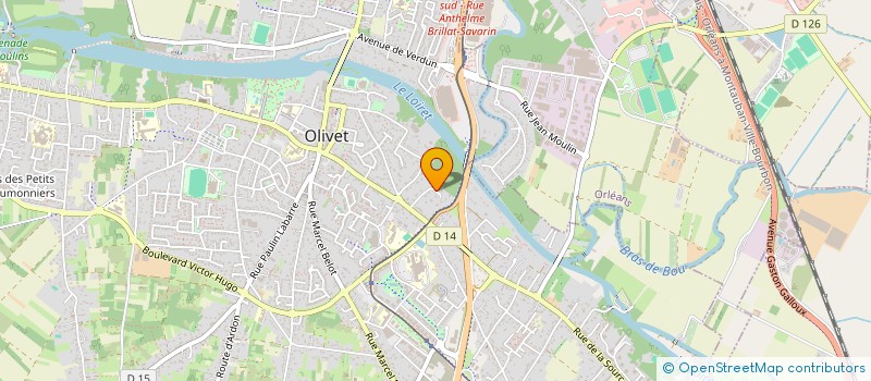 localisation de l'entreprise GFA HAUTEFEUILLE à OLIVET