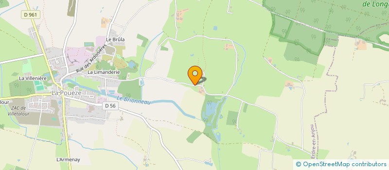 localisation de l'entreprise GFA HD LEMESLE  ERDRE-EN-ANJOU